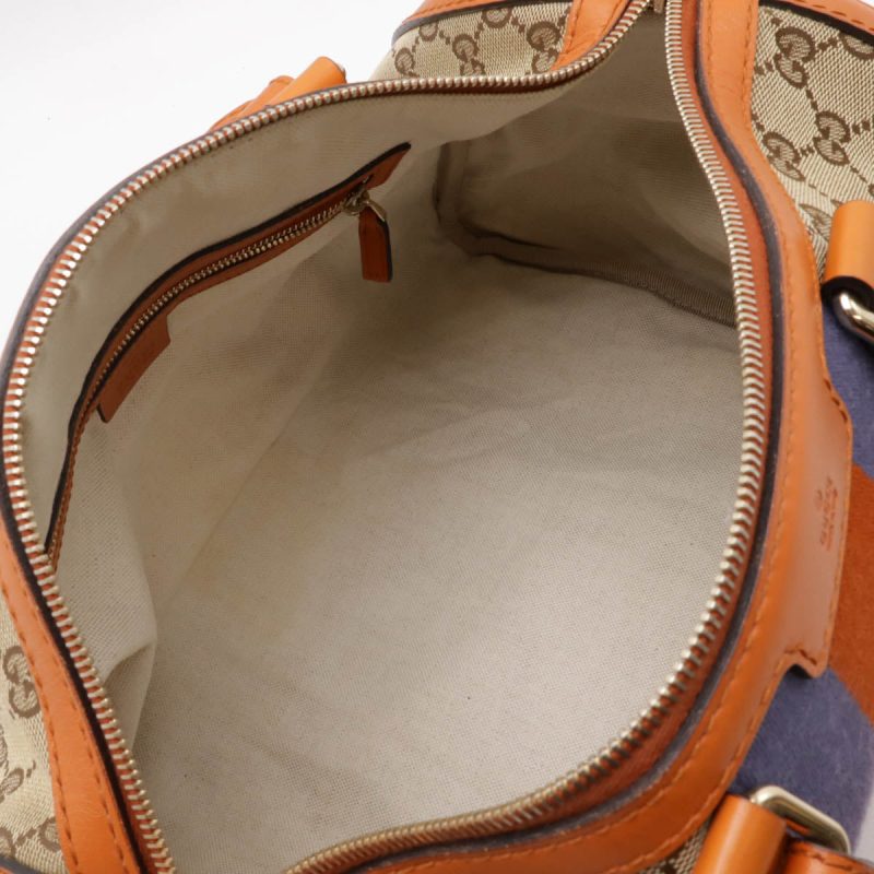 Gucci GG Canvas Leather 2WAY Handbag - Barde - Image 8