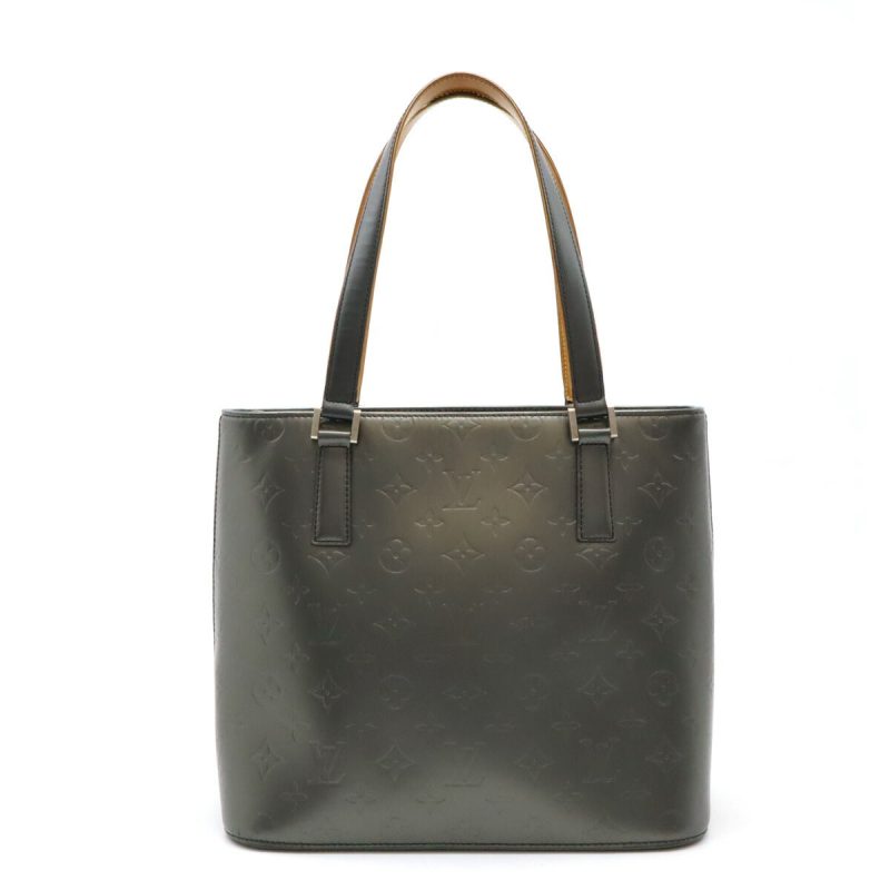 Louis Vuitton Monogram Mat Stockton Tote Bag Black - Barde