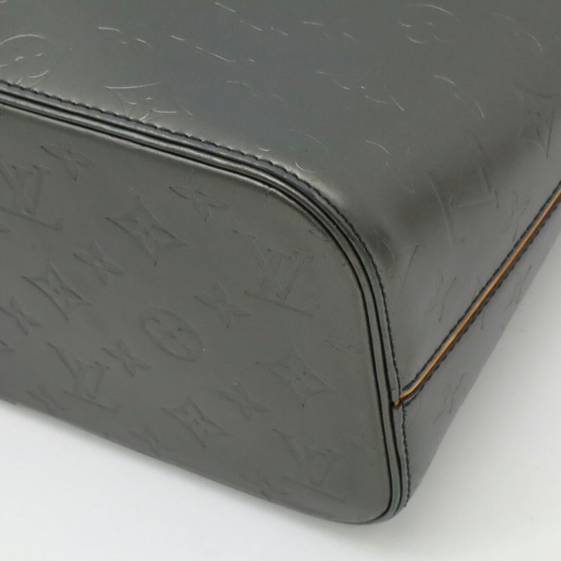 Louis Vuitton Monogram Mat Stockton Tote Bag Black - Barde - Image 3