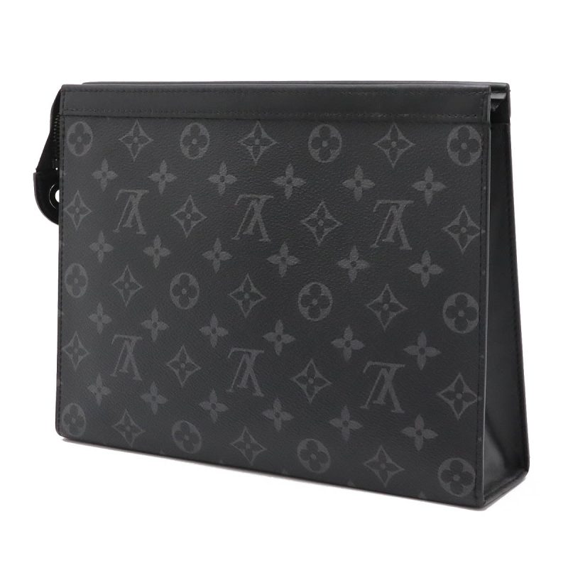 Louis Vuitton Monogram Eclipse Pochette Voyage MM Clutch - Barde - Image 2