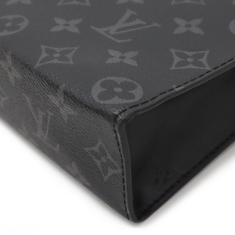 Louis Vuitton Monogram Eclipse Pochette Voyage MM Clutch - Barde - Image 3