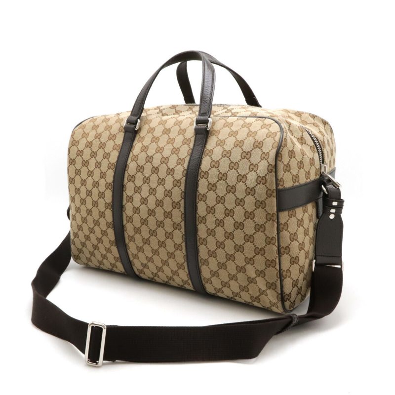 Gucci GG Canvas Boston Bag 2WAY Leather - Barde - Image 2