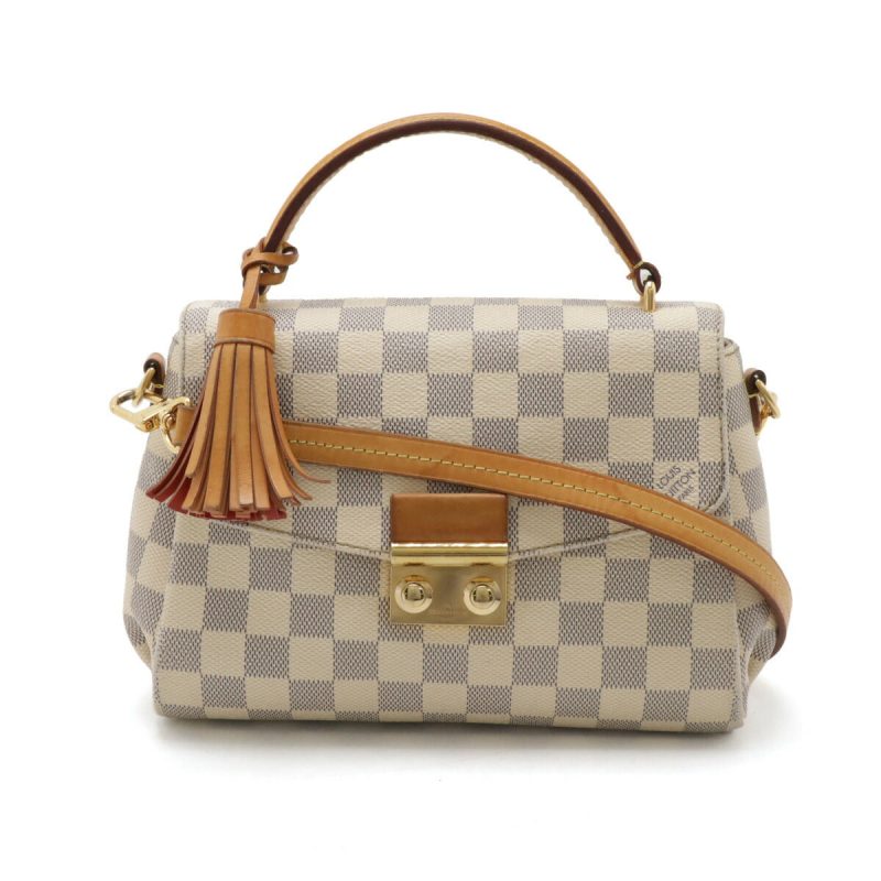 Louis Vuitton Damier Azur Croisette Handbag - Barde