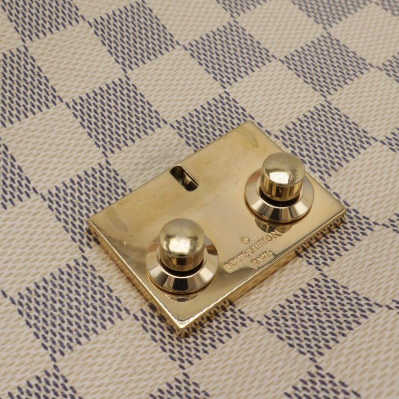 Louis Vuitton Damier Azur Croisette Handbag - Barde - Image 9