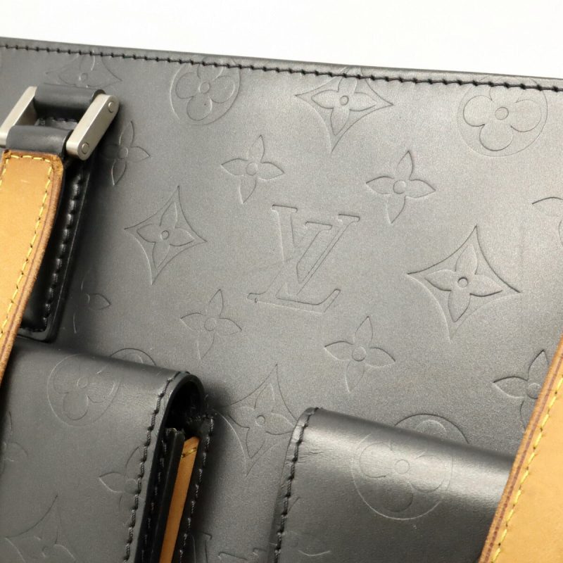 Louis Vuitton Monogram Mat Willwood Tote Bag - Barde - Image 9