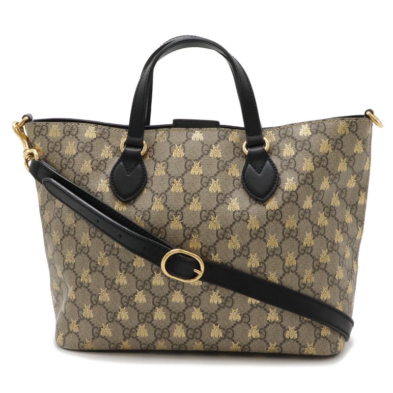 Gucci GG Supreme Bee 2WAY Tote Handbag - Barde