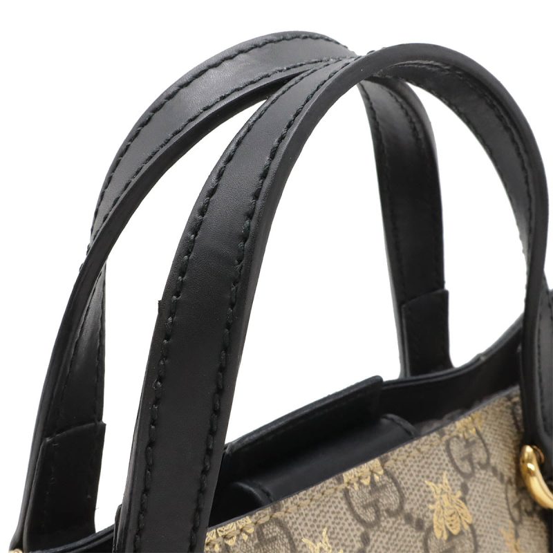 Gucci GG Supreme Bee 2WAY Tote Handbag - Barde - Image 4