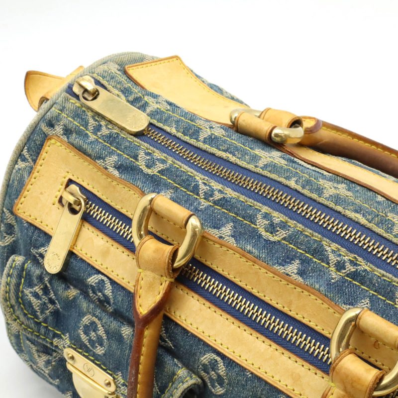 Louis Vuitton Monogram Denim Neo Speedy Handbag M95019 - Barde - Image 5