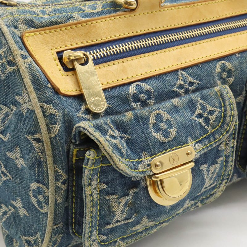 Louis Vuitton Monogram Denim Neo Speedy Handbag M95019 - Barde - Image 8