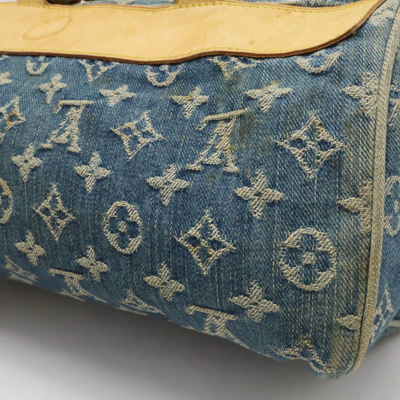 Louis Vuitton Monogram Denim Neo Speedy Handbag M95019 - Barde - Image 9