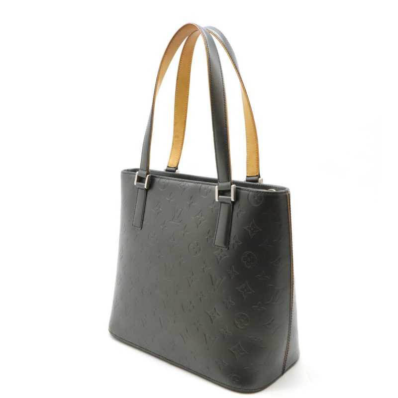 Louis Vuitton Monogram Stockton Tote Bag Black - Barde - Image 2