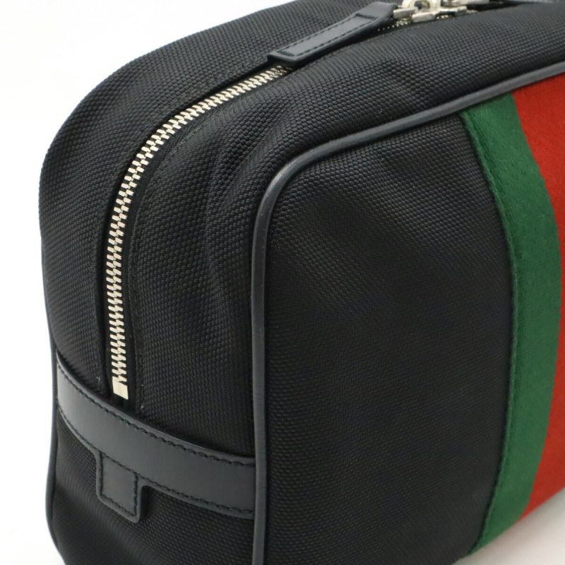 Gucci Nylon Canvas Parana Webbing Clutch - Barde - Image 5