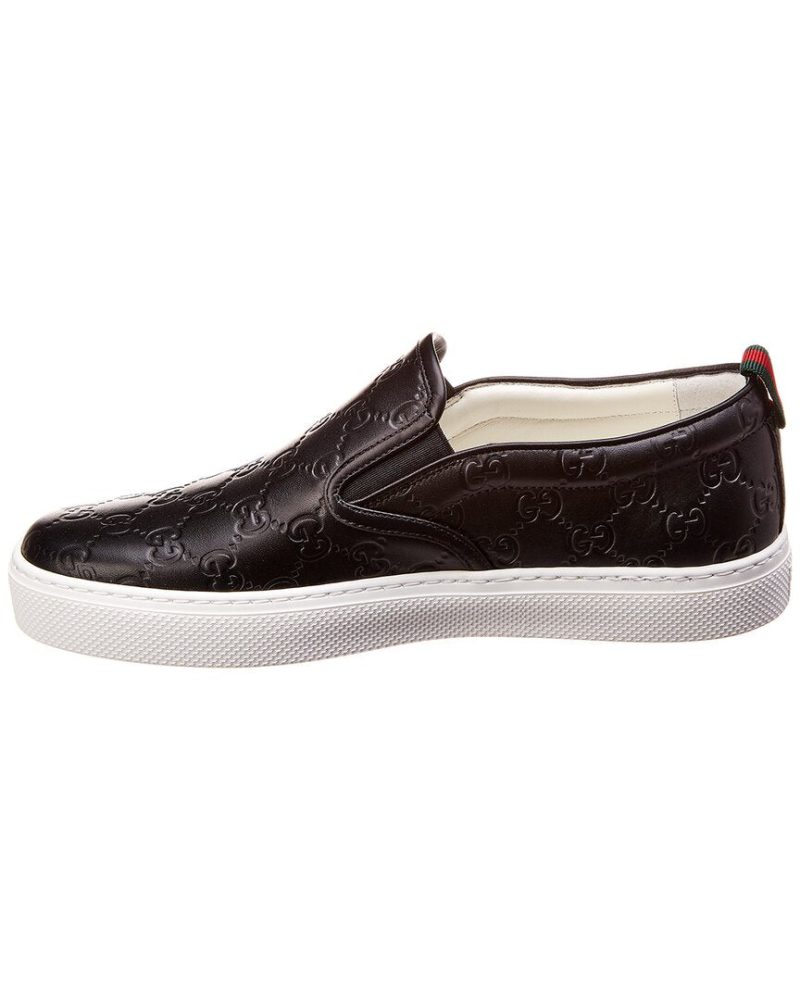 Gucci Signature Leather Slip-On Sneaker - Barde - Image 2
