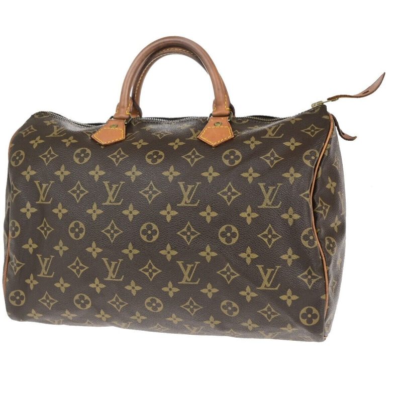 Louis Vuitton Speedy 35  Canvas Handbag - Barde