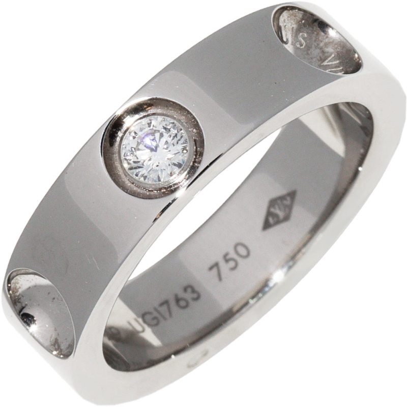 Louis Vuitton K18WG Diamond Ring Q9A03J - Barde