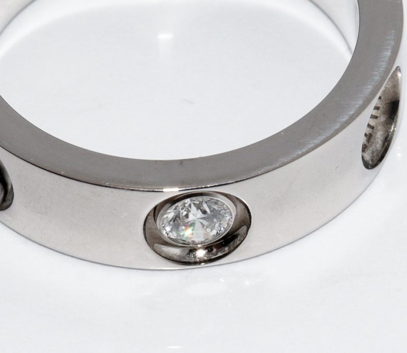 Louis Vuitton K18WG Diamond Ring Q9A03J - Barde - Image 5