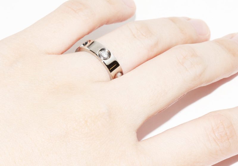 Louis Vuitton K18WG Diamond Ring Q9A03J - Barde - Image 6
