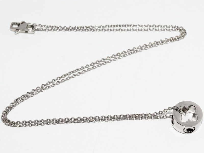 Louis Vuitton K18WG Diamond Pendant Necklace Q93231 - Barde - Image 3