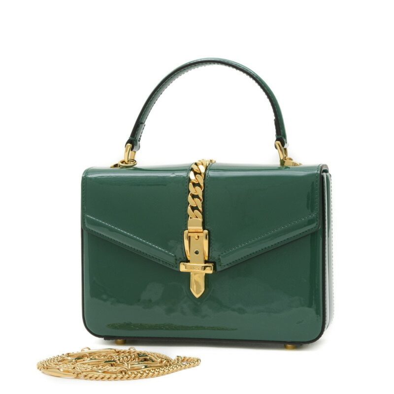 Gucci  Patent Leather Handbag Shoulder Bag (Pre-Owned) - Barde