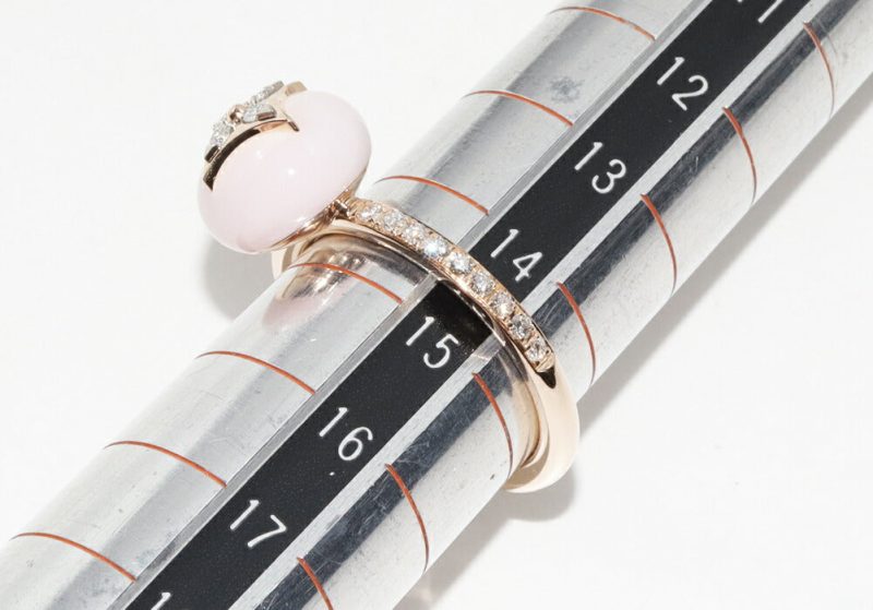 Louis Vuitton Pink Opal Diamond Ring - Barde - Image 2
