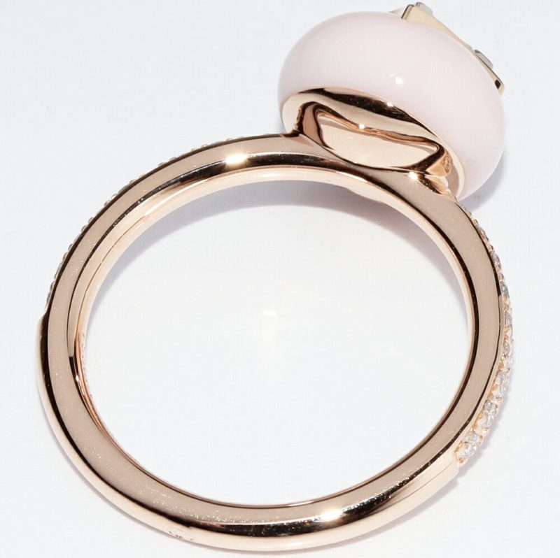 Louis Vuitton Pink Opal Diamond Ring - Barde - Image 4