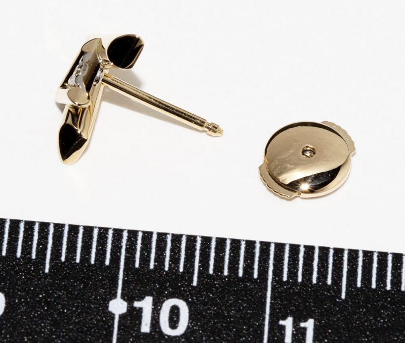 Louis Vuitton K18YG Diamond Earring Q96969 - Barde - Image 4
