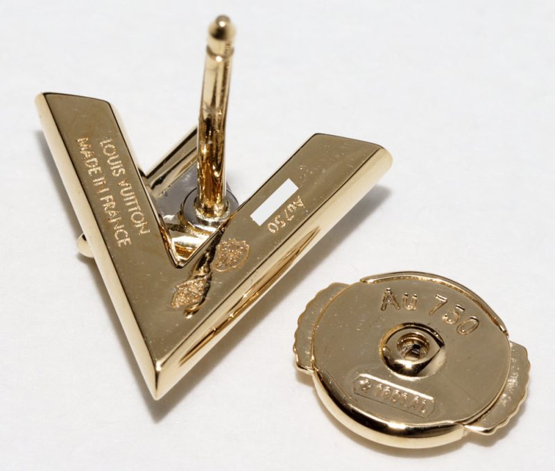 Louis Vuitton K18YG Diamond Earring Q96969 - Barde - Image 5