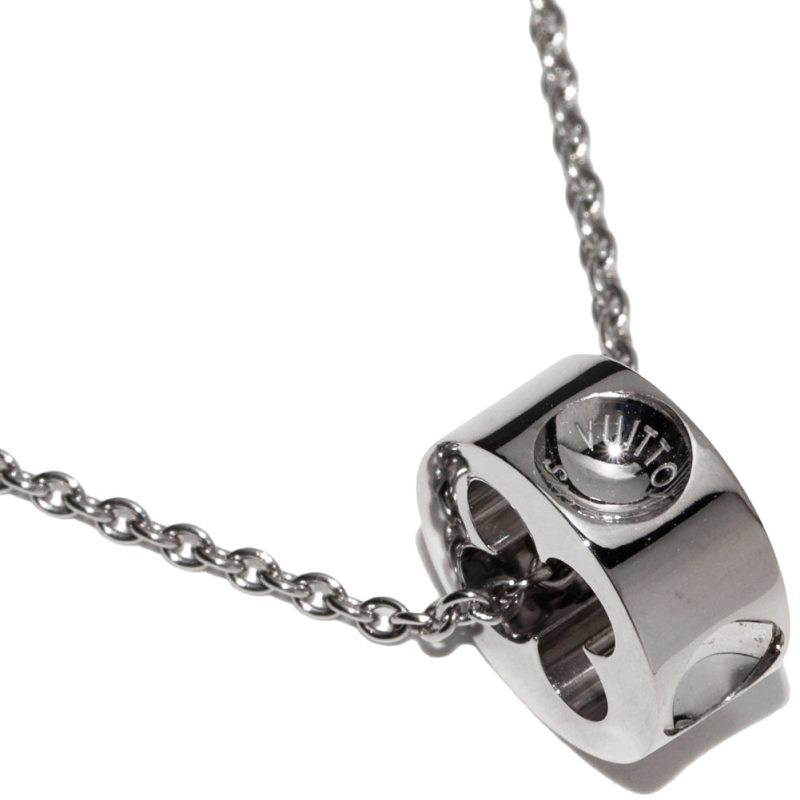 Louis Vuitton K18WG Pendant Necklace Q93967 - Barde