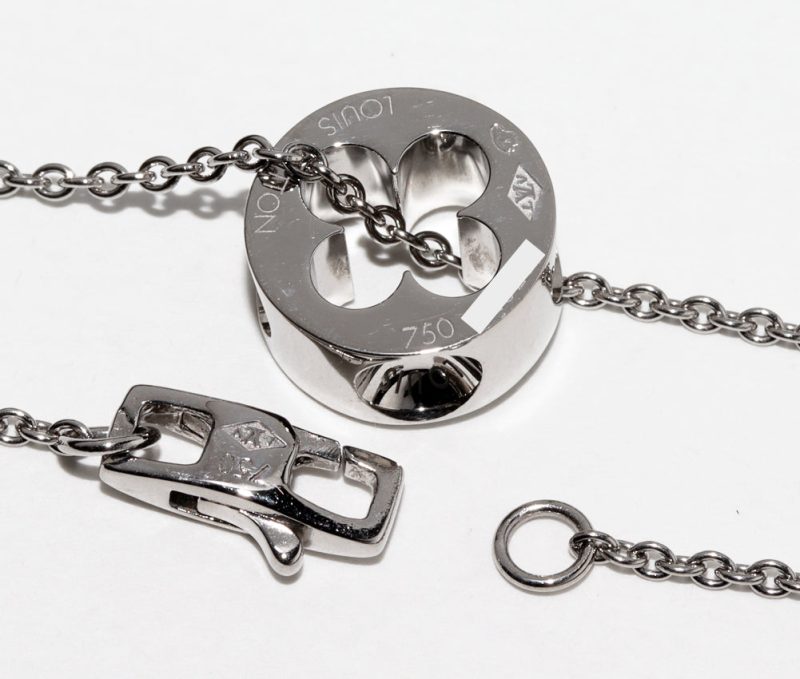 Louis Vuitton K18WG Pendant Necklace Q93967 - Barde - Image 4