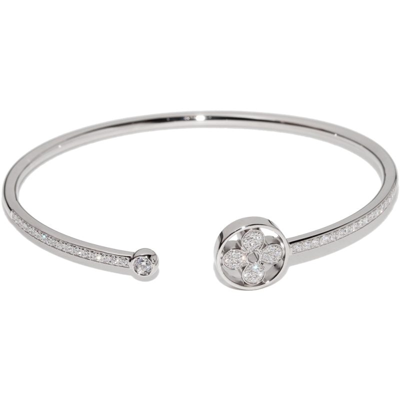 Louis Vuitton K18WG Diamond Bracelet Q95694 - Barde