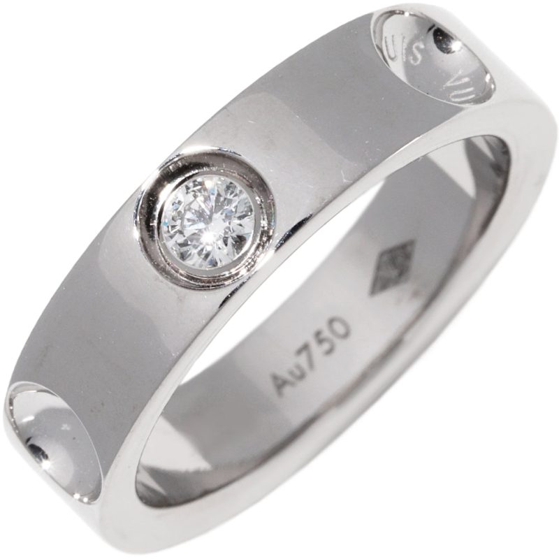 Louis Vuitton K18WG Diamond Ring Q9A03E - Barde