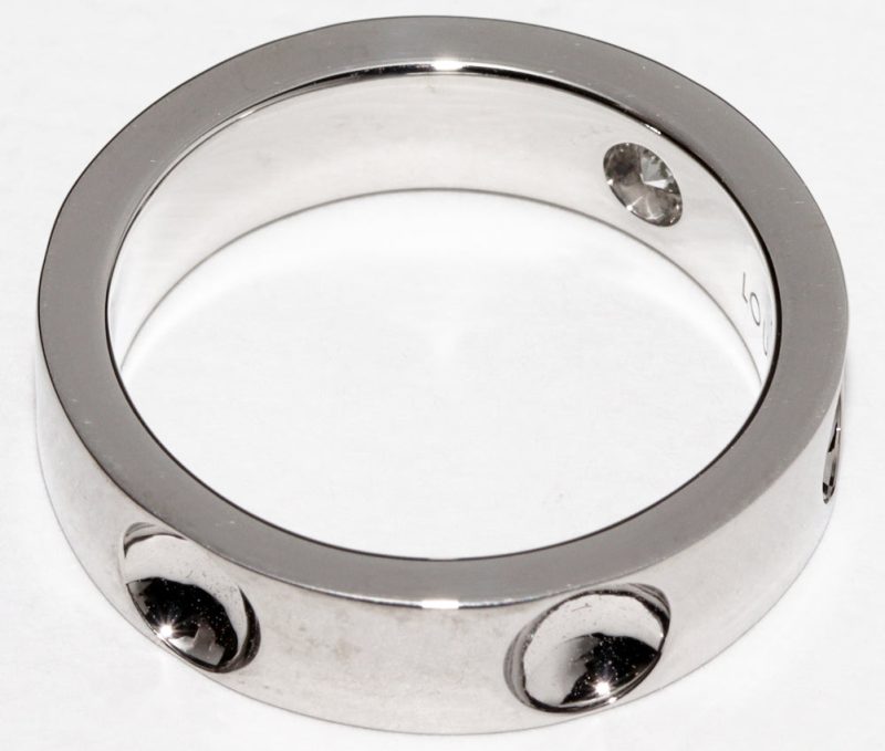 Louis Vuitton K18WG Diamond Ring Q9A03E - Barde - Image 4