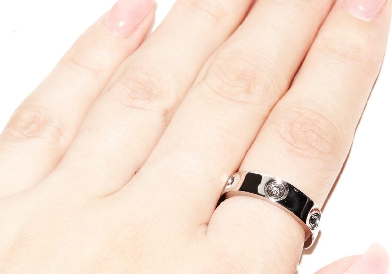 Louis Vuitton K18WG Diamond Ring Q9A03E - Barde - Image 6