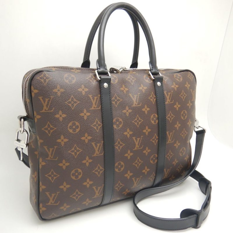 Louis Vuitton Monogram Macassar Business Bag M52005 - Barde - Image 2