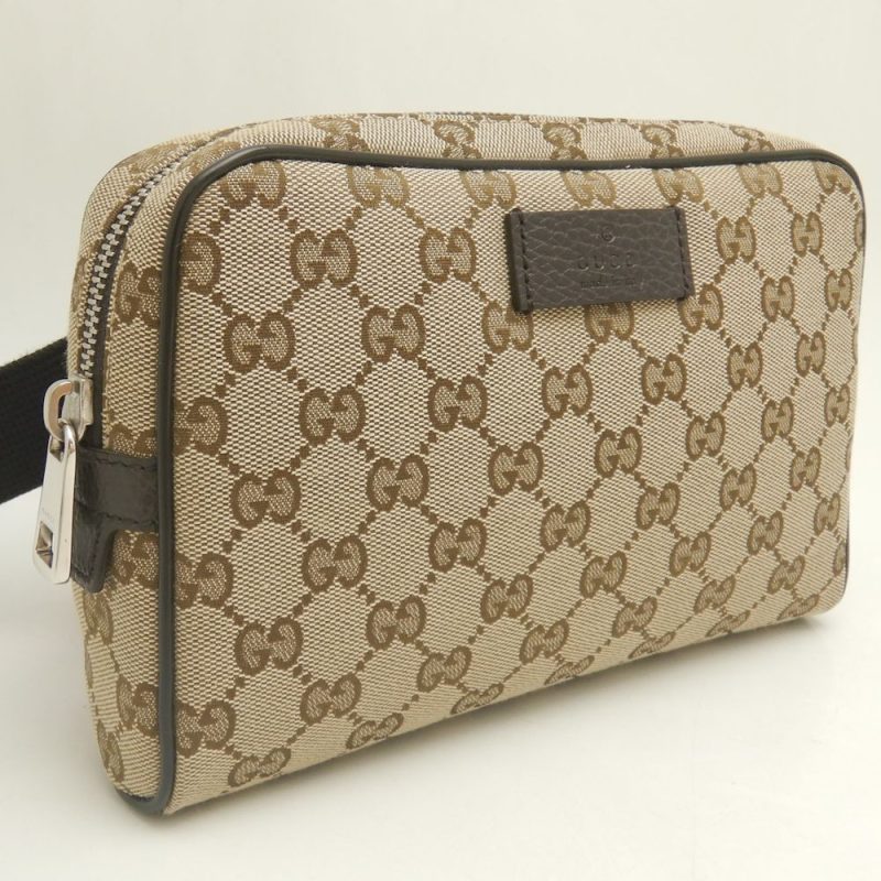 Gucci GG Canvas Leather Waist Bag 449174 - Barde - Image 2