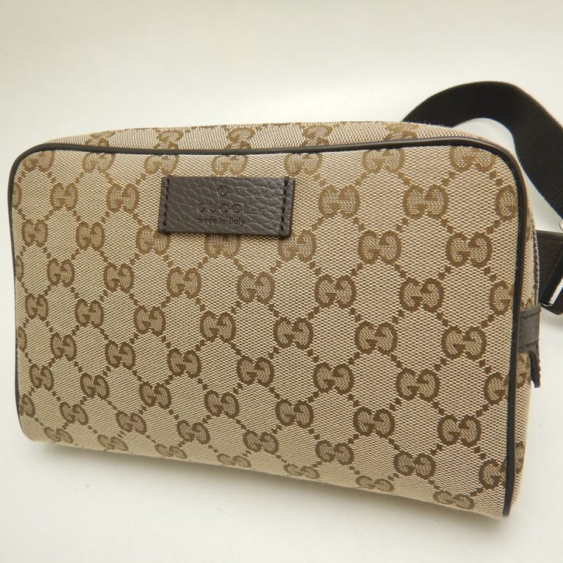 Gucci GG Canvas Leather Waist Bag 449174 - Barde - Image 5