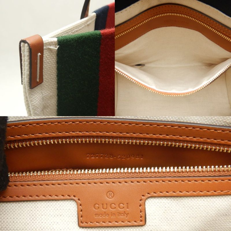 Gucci Small Canvas 2WAY Tote Bag 727728 - Barde - Image 9