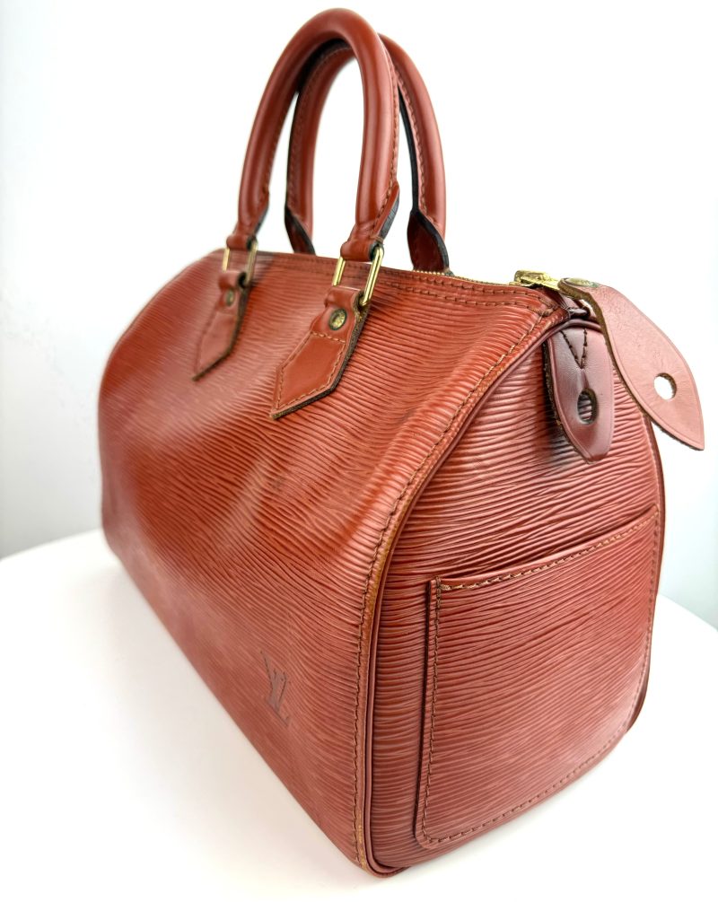 Louis Vuitton Speedy 30 Epi Brown - Barde - Image 4