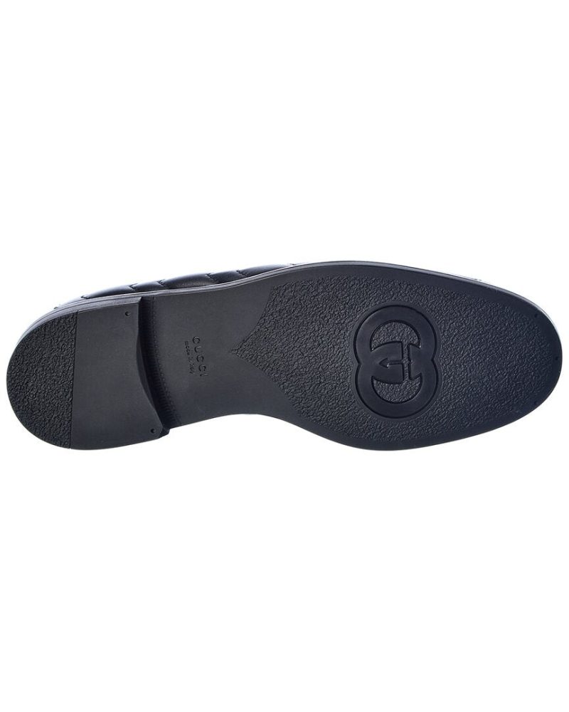 Gucci Double G Leather Loafer - Barde - Image 4