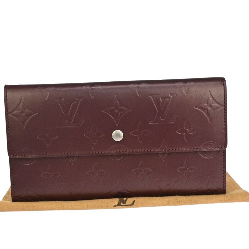 Louis Vuitton Portefeuille Sarah  Leather Wallet - Barde