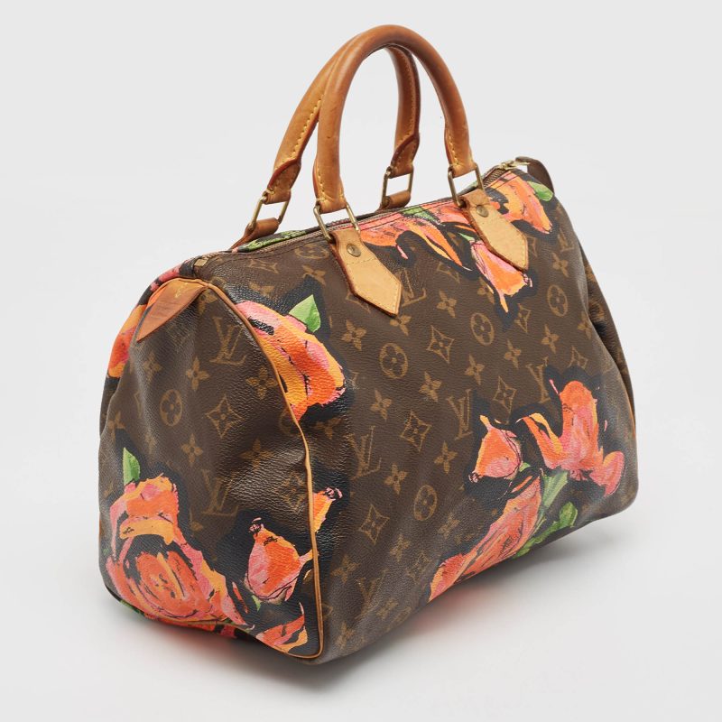 Louis Vuitton Multicolor Monogram Canvas Limited Edition Stephen Sprouse Roses Speedy 30 Bag - Barde - Image 2