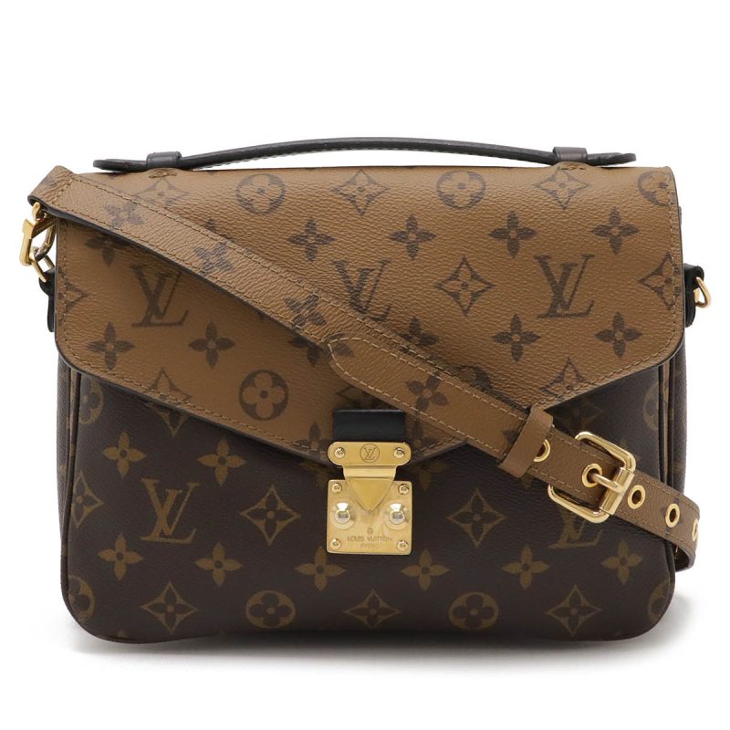 Louis Vuitton Monogram Reverse Pochette Metis MM Handbag - Barde