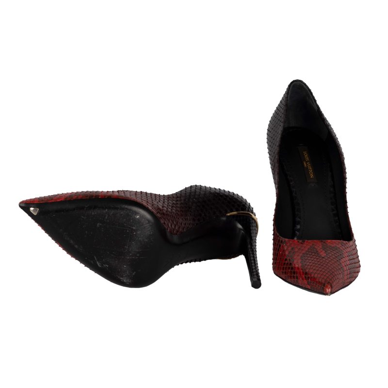 Louis Vuitton Snakeskin Eyeline Pumps - Barde - Image 4