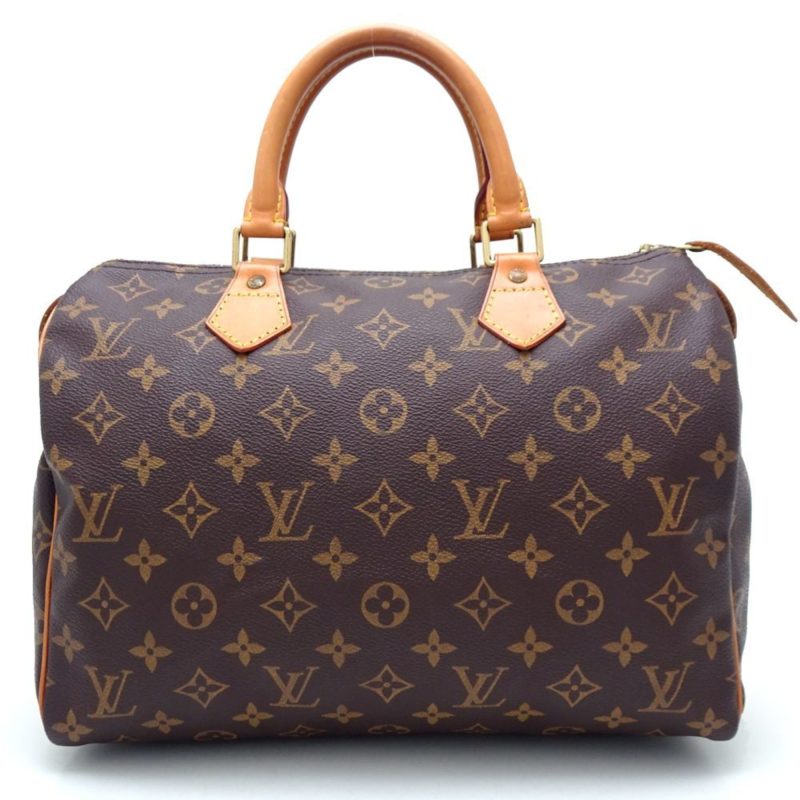 Louis Vuitton Speedy 30  Canvas Handbag - Barde