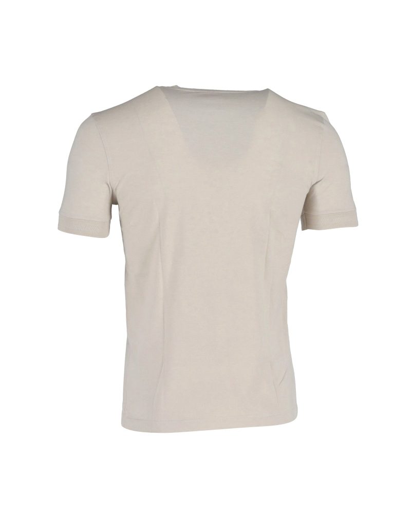 Louis Vuitton Palm Tree Logo T-Shirt in Beige Cotton - Barde - Image 3