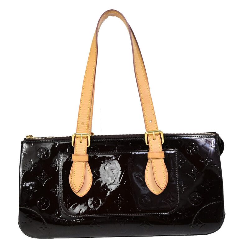 Louis Vuitton Rosewood  Patent Leather Shoulder Bag - Barde