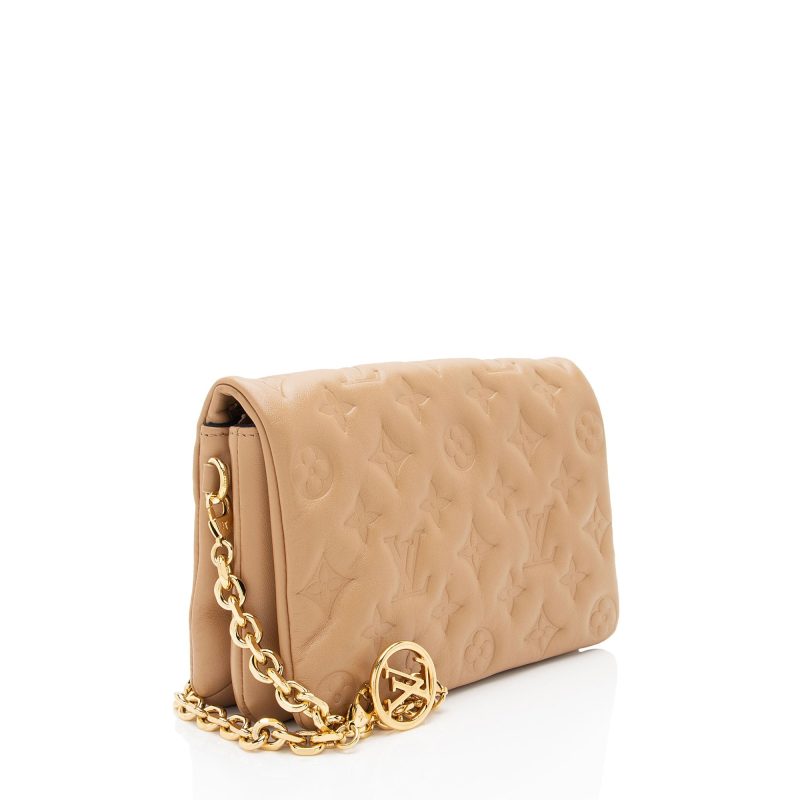 Louis Vuitton Monogram Embossed Lambskin Coussin Pochette - Barde - Image 2