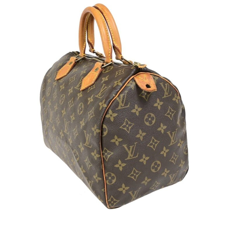 Louis Vuitton Speedy 30  Canvas Handbag - Barde - Image 3