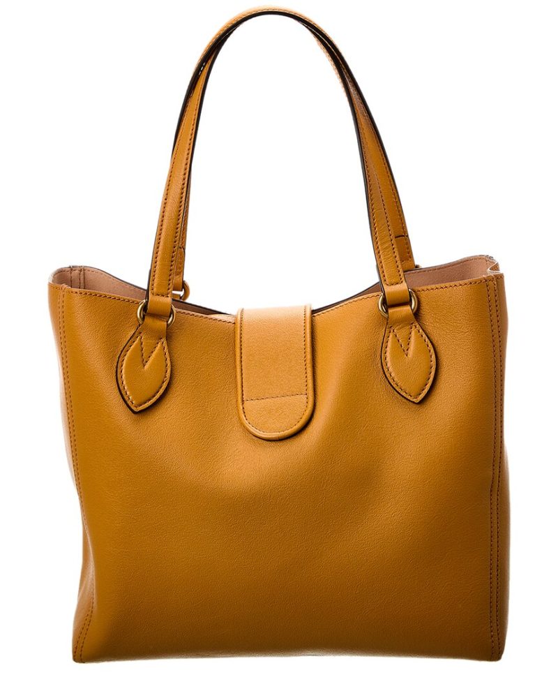 Gucci Double G Small Leather Tote - Barde - Image 2