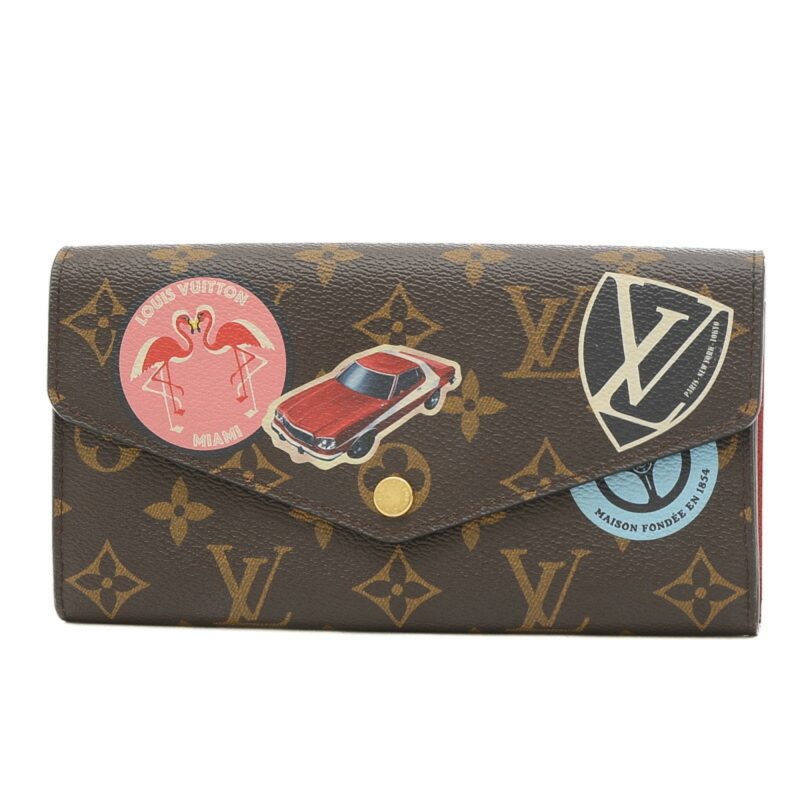 Louis Vuitton Portefeuille Sarah  Canvas Wallet - Barde